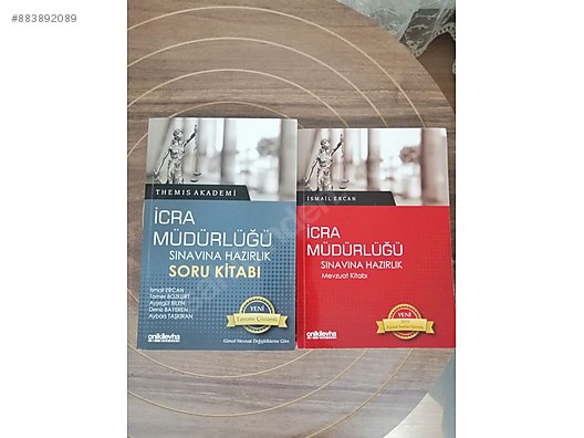 Icra Mudurlugu Sinavi Kitaplari Toplu Kitap Ve Dergi Satislari Sahibinden Com Da 883892089