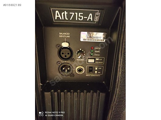 rcf art 715 mk2 7250 tl hoparlor ve