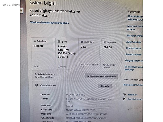 GiGa_byte OZEL OYUNCU KASA - Alışveriş :: Sıfır, İkinci El Ürünlerle sahibinden.com'da