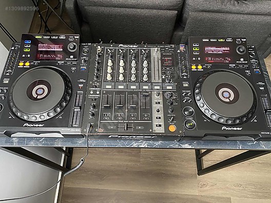 Pioneer CDJ-900 2台　DJM-700 1台セット Tertemiz Pioneer Cdj900 ve Djm 700 sahibinden.comda - 1309892596