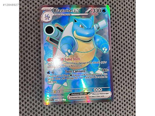 Game Cards / Pokemon TCG Blastoise VMAX Full Art on sahibinden.com -  1284892771
