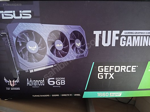 GTX 1660 süper asus tuf 3x sahibinden.comda - 1286892809