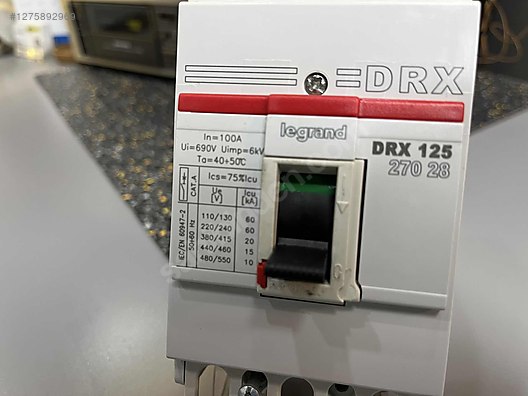Legrand DRX 125 3 Kutuplu 100A Kompakt Şalter - Sigorta ve Yapı Malzemeleri sahibinden.com'da