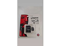 Kingston Micro SDHC UHS-I 16GB Class 10 Hafıza Kartı+Sd Adaptör
