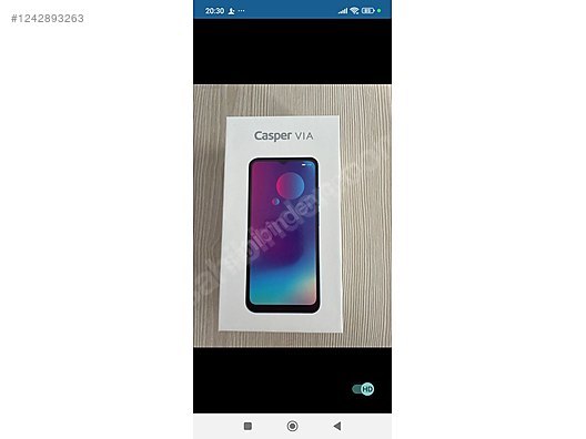 İkinci El ve Sıfır Alışveriş / Cep Telefonu & Aksesuar / Cep Telefonu / Casper / VIA F30