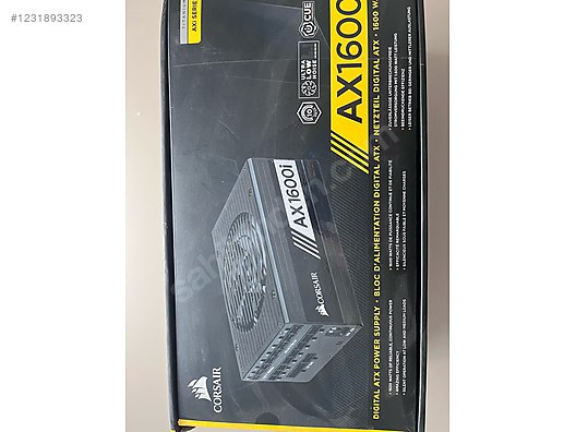 Corsair AX1600İ - Sıfır Hiç kullanılmadı - Güç Kaynağı ve Tüm Masaüstü ...