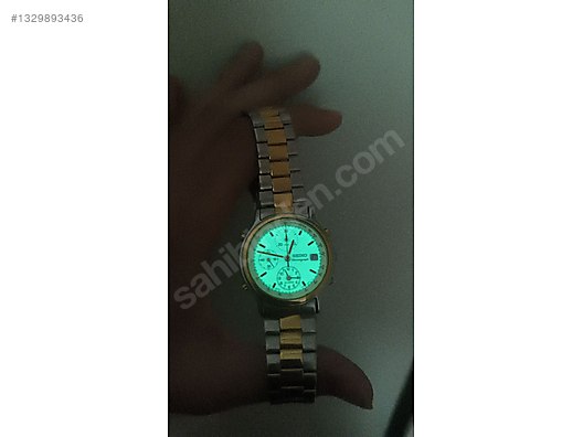 Seiko / 7T32-6B40 Alarmlı Kronograf - Nadir Full Lümen sahibinden