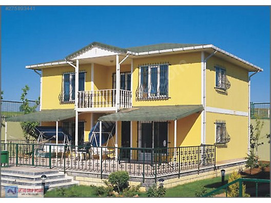 150m2 4+1 SİZE ÖZEL ÇİZİMLERLE DUBLEX STANDART PREFABRİK EVLER