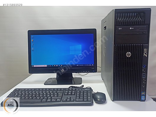 HP Z620 WORKSTATION KASA İNTEL XEON E5-1650 CPU PC10 sahibinden