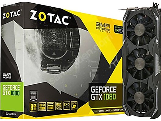 Zotac AMP! Extreme GTX 1080 8 GB Tertemiz sahibinden.comda