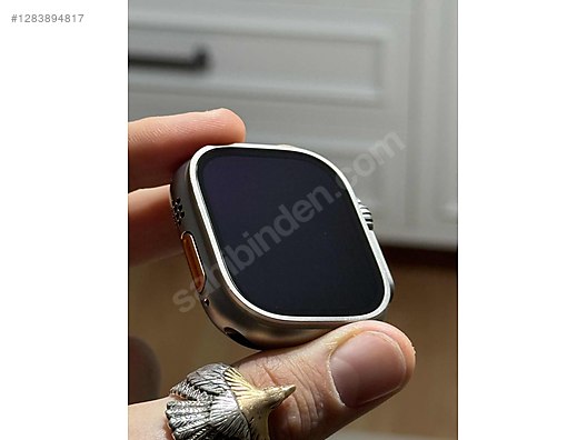 Apple Watch Ultra - Titanyum Gümüş Kasa 49 mm Gümüş Kordon