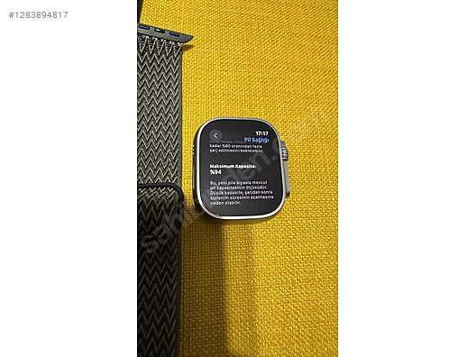 Apple Watch Ultra - Titanyum Gümüş Kasa 49 mm Gümüş Kordon