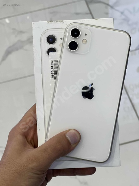 Resim Apple iPhone 11 İkinci El TR | 64 GB | Beyaz İkinci El İPHONE 11 64 GB KUTULU HATASIZ PİL 81 TÜRKİYE