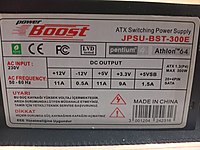 Power Boost 300Watt psu #1283895761