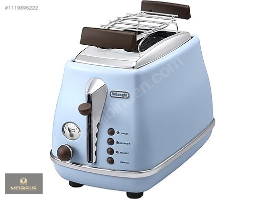 Delonghi CTOV 2103.AZ Icona Vintage Mavi Ekmek K zartma Makinesi