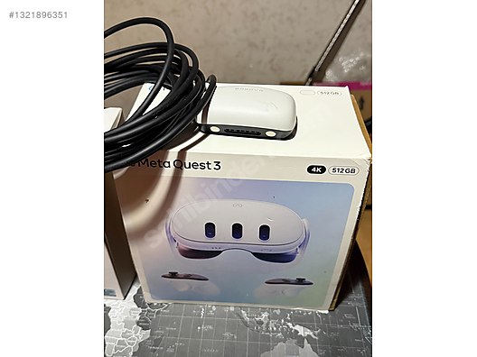 Kutulu Garantili Meta Quest 3 512GB - BoboVR S3 Pro ve Aksesuar