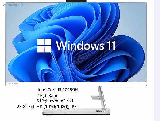 Lenovo / Lenovo IdeaCentre AIO 3 24IAP7 Kasa All-in-One Ram 16gb