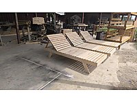 Ahşap şezlong toptan