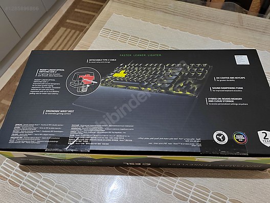 RAZER HUNTSMAN V2 TENKEYLESS ESL EDITION - GAMING KEYBOARD - Razer Oyuncu Klavyesi
