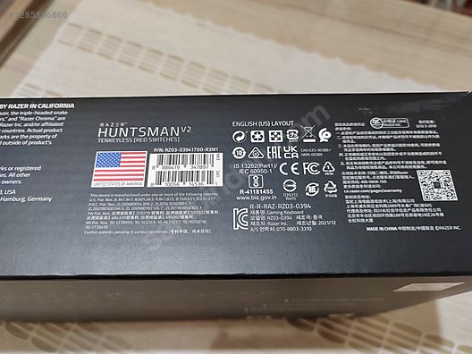 RAZER HUNTSMAN V2 TENKEYLESS ESL EDITION - GAMING KEYBOARD - Razer Oyuncu Klavyesi