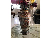Selanik vazo çok eski boy 60cm kalınlık 77 cm