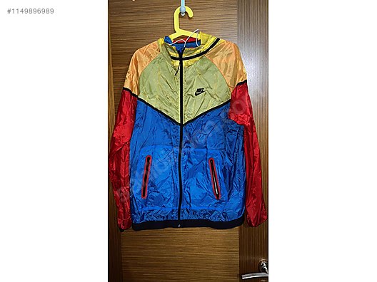 Red yellow and blue nike best sale jacket