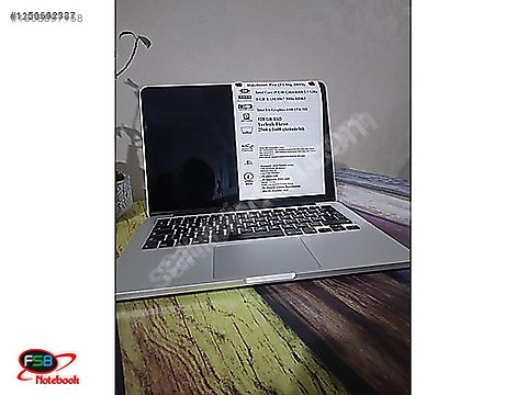 Apple Macbook / MacBook Pro 13'' A1502 İ5 Çift Çekirdekli 8 GB RAM