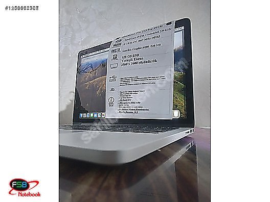 Apple Macbook / MacBook Pro 13'' A1502 İ5 Çift Çekirdekli 8 GB RAM