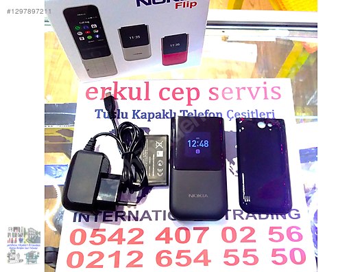 Nokia / 2720 Fold / NOKİA 2720 FLİP KAPAKLI TUŞLU YASAL KAYITLI