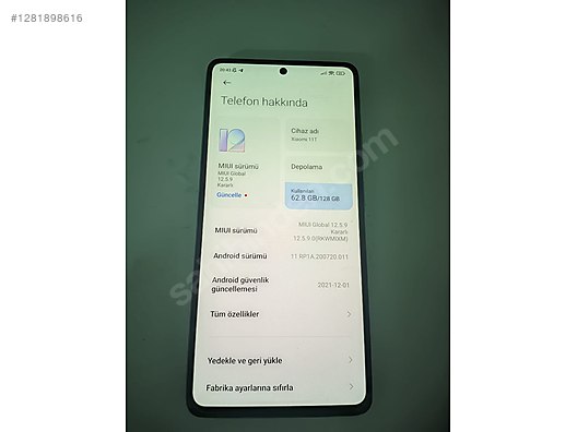 Used & Brand New Items / Cell Phones & Accessories / Cell Phones / Xiaomi / Mi 11T