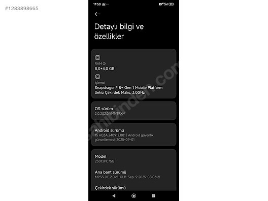 İkinci El ve Sıfır Alışveriş / Cep Telefonu & Aksesuar / Cep Telefonu / Xiaomi / Redmi K60