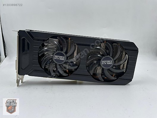 Palit GeForce GTX 1060 Dual 6 GB 192 BİT F/P MODEL sahibinden