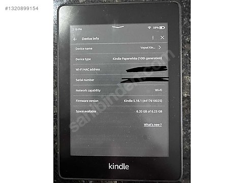 Kindle Paperwhite 10. Nesil E-Kitap Okuyucu on sahibinden.com