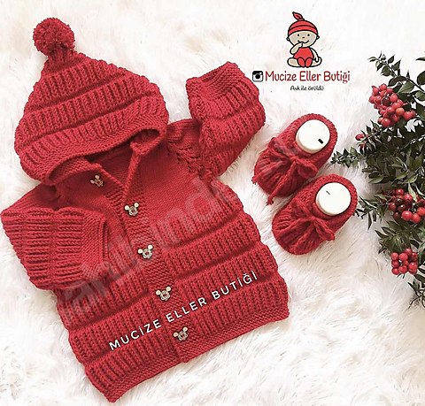 El örgüsü bebek hırka