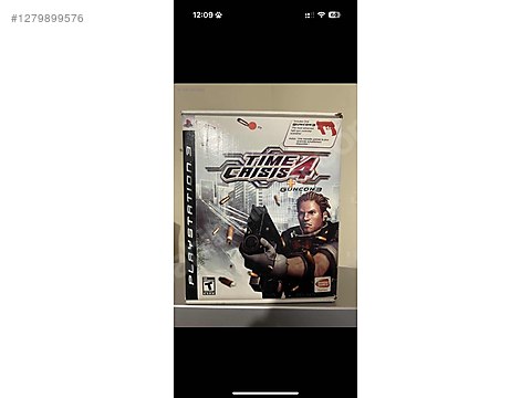 TIME CRISIS 4 + GUNCON 3 PS3 için sahibinden.comda - 1279899576