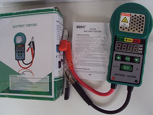 İkinci El ve Sıfır Alışveriş / Teknik Elektronik / Test & Ölçüm Cihazı / Akü Test Cihazı
