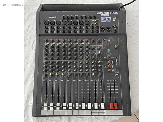 DECK MİKSER soundcraft spirit folio F1 sahibinden.comda - 1305899877