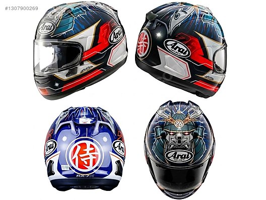 ARAİ RX-7X PEDROSA SHOGUN SAMURAY -M- - Kapalı Kasklar Uygun