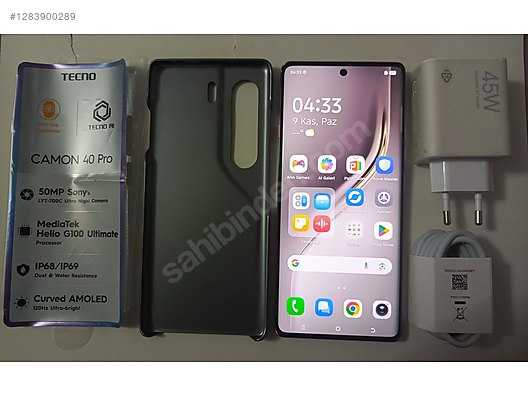İkinci El ve Sıfır Alışveriş / Cep Telefonu & Aksesuar / Cep Telefonu / Tecno / Camon 40 Pro