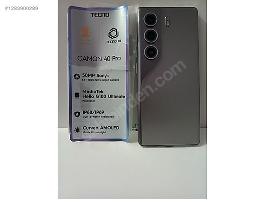 İkinci El ve Sıfır Alışveriş / Cep Telefonu & Aksesuar / Cep Telefonu / Tecno / Camon 40 Pro