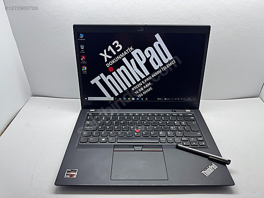 Lenovo / THİNKPAD X13 RYZEN 5 PRO 16 GB RAM 256 NVME DOKUNMATİK