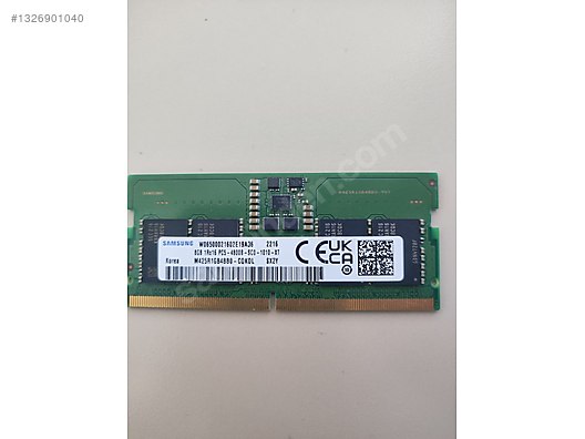 SAMSUNG 8GB DDR5 5600 MHz SODIMM on sahibinden.com - 1326901040