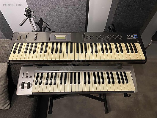 ジャンク　KORG X5D KORG X5D basdavul bas piyano sesler yüklü - Synthesizer ve Tuşlu