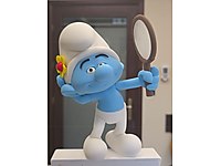 Şirinler Serisi Süslü Şirin Maketi 18 Cm Yükseklik