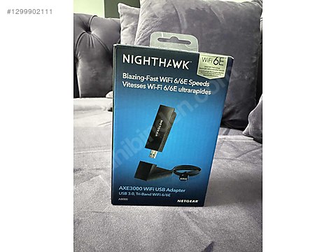 NETGEAR Nighthawk A8000 Wi-Fi 6E (6GHz) Tri-Band USB 3.0 Adaptör