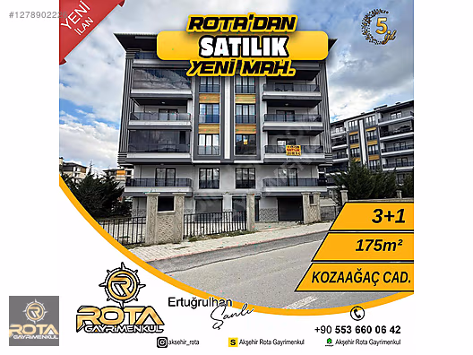 ROTADAN KOZAĞAÇ CADDESİ AYIŞIĞI SİTESİ 3+1 ARAKAT DAİRE #1278902226