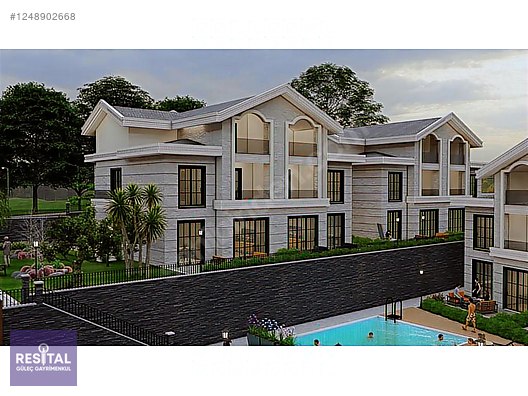 GÜMÜŞTEPE'DE MUHTEŞEM MANZARALI 5+1 TRİPLEX VİLLA