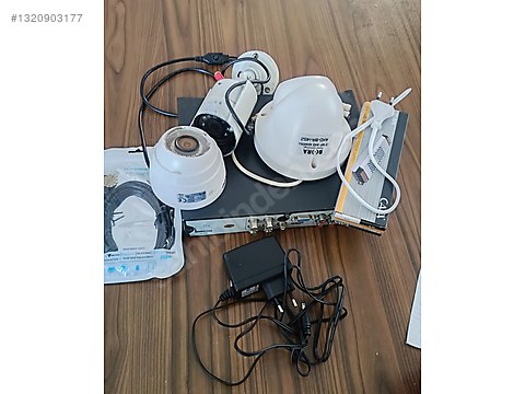 YKT様 Çalışır vaziyette 720pAHD 3 kameralı tam set. - Kablolu Kamera