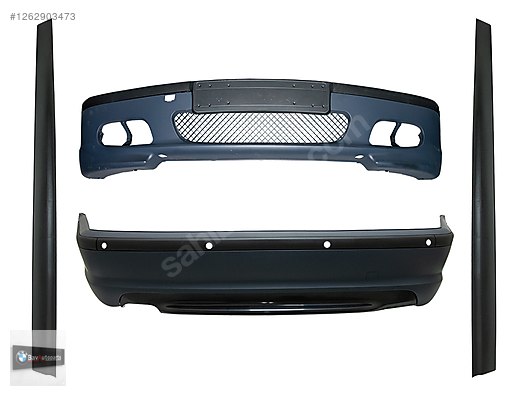 BMW E46 M TECH ÖN ARKA TAMPON MARŞPİYEL KAPLAMASI SETİ #1262903473