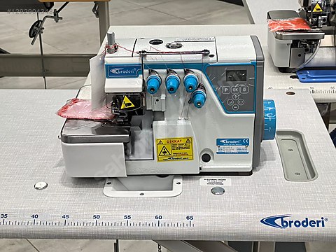 Broderi BD747 4 İplik Sessiz Kafadan Motorlu Overlok Makinası